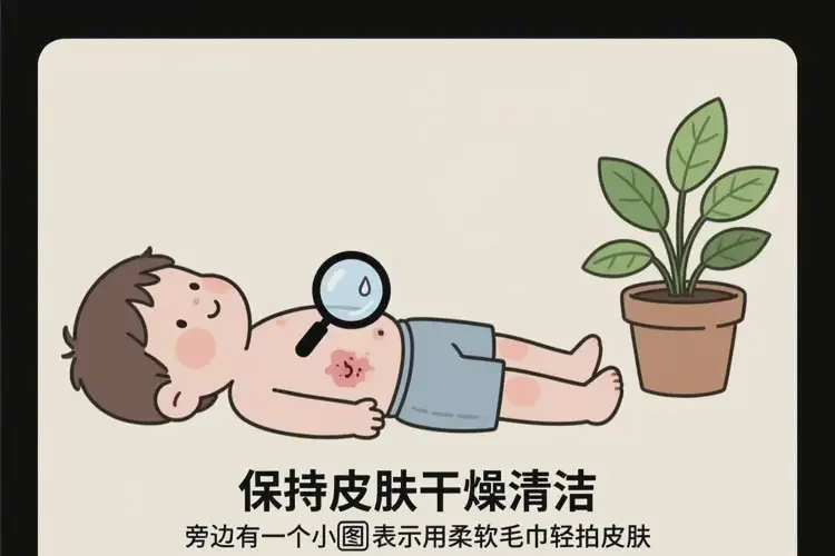 小孩肚子上经常起湿疹能彻底自愈吗(图1)