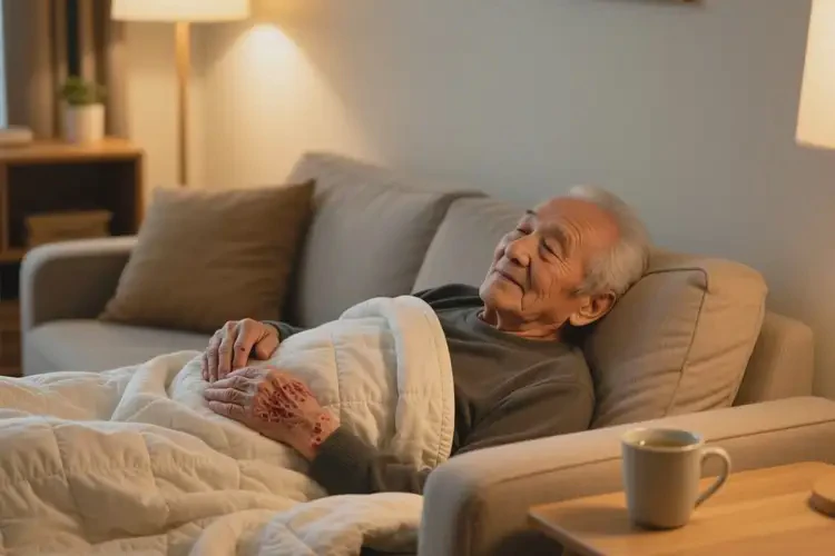 高齡老人全身偶爾長(zhǎng)濕疹不管它會(huì)自己痊愈嗎(圖3)