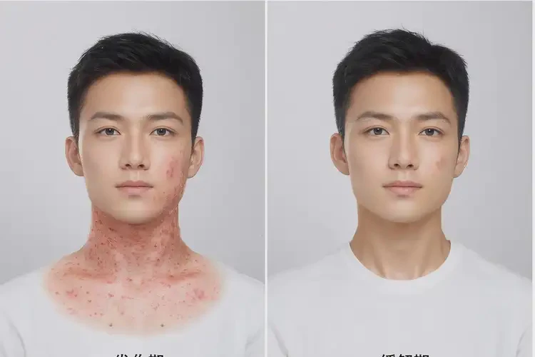 男生脖子上偶爾起濕疹能夠徹底治愈嗎(圖2)