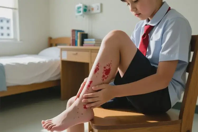 中學(xué)生小腿上容易起濕疹不管它會自己好嗎(圖4)