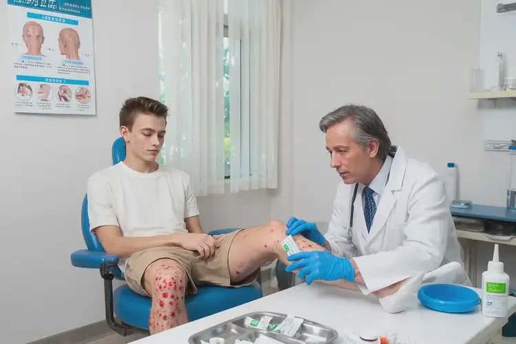 男性小腿上長濕疹可不可以徹底自愈(圖2)