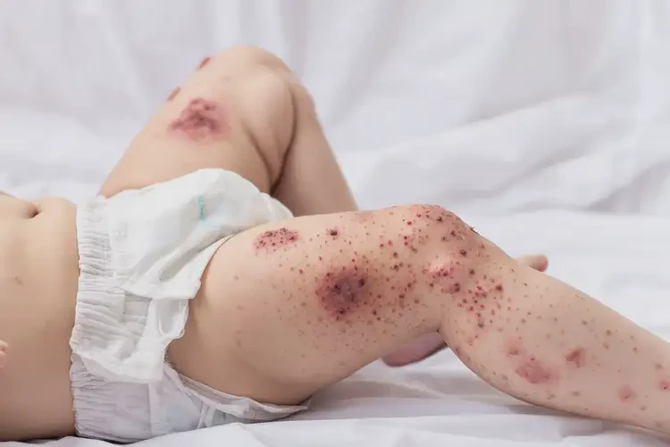 嬰兒大腿上起濕疹可以徹底自愈嗎(圖2)