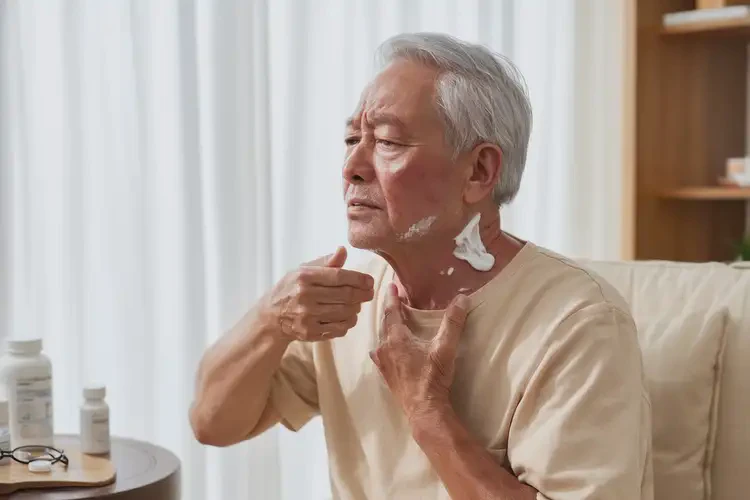 老人脖子上經(jīng)常起濕疹能靠自己自愈嗎(圖3)