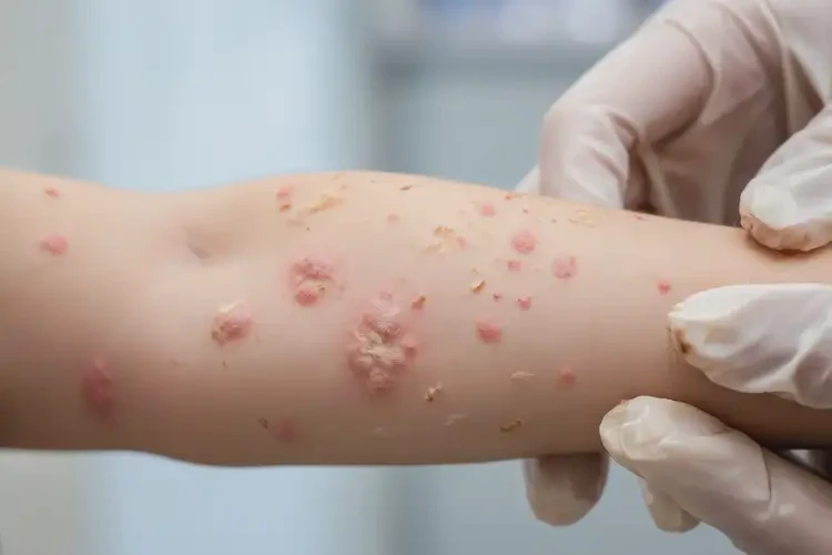 小學(xué)生手臂出濕疹不管它會自己好嗎(圖4)