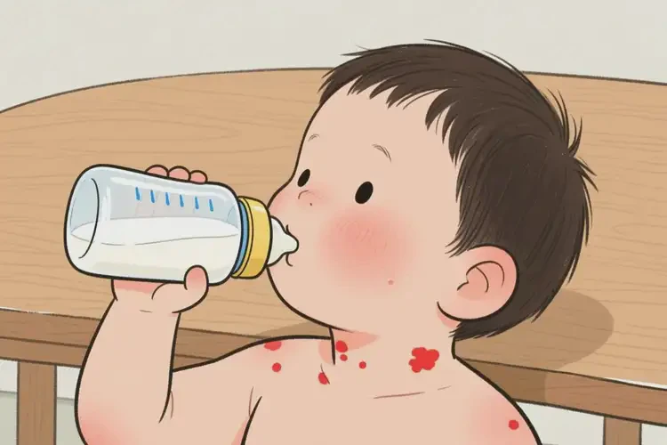 小孩脖子容易长湿疹可不可以彻底自愈(图1)