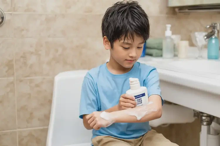 小學(xué)生小腿上經(jīng)常起濕疹不管它會(huì)自己好嗎(圖2)