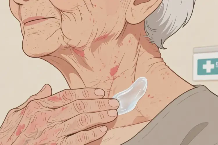 高齡老人脖子有濕疹不管它會(huì)自己痊愈嗎(圖4)