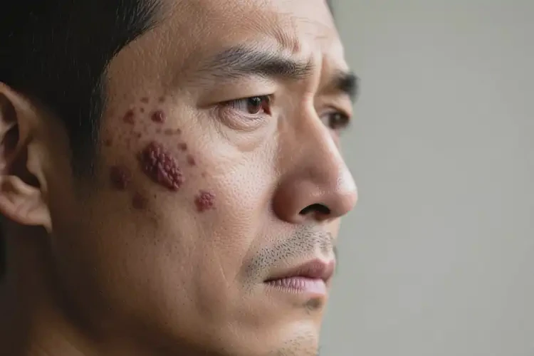 男性臉上經(jīng)常長(zhǎng)濕疹不管它會(huì)自己好嗎(圖3)