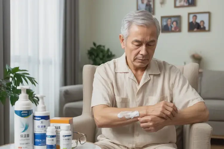 老人身上起濕疹不管它會自己自愈嗎(圖2)