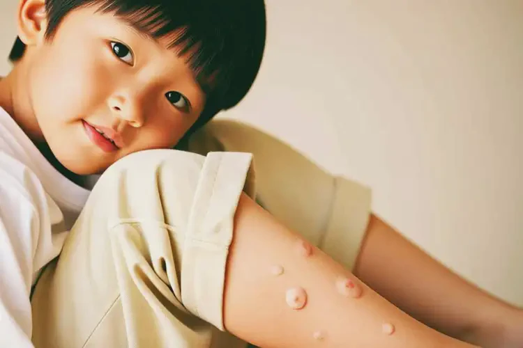 少兒大腿上有濕疹能徹底自愈嗎(圖1)