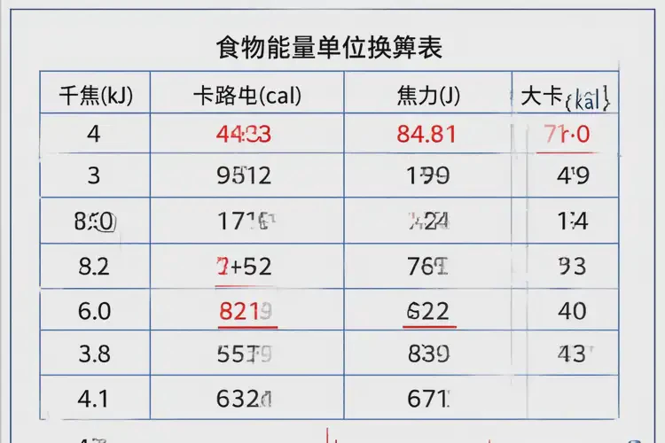 100克1164千焦等于多少热量(图4)