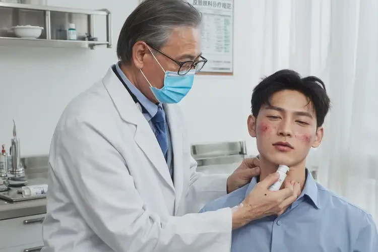 男性面部經(jīng)常長(zhǎng)濕疹能夠徹底治愈嗎(圖3)