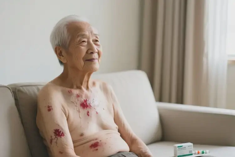 高齡老人全身長濕疹可不可以徹底自愈(圖4)
