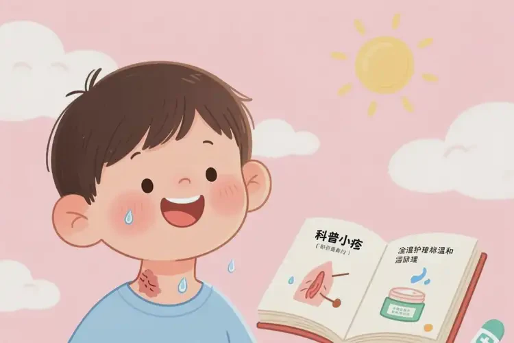 小孩脖子上出現(xiàn)濕疹能夠徹底治愈嗎(圖2)