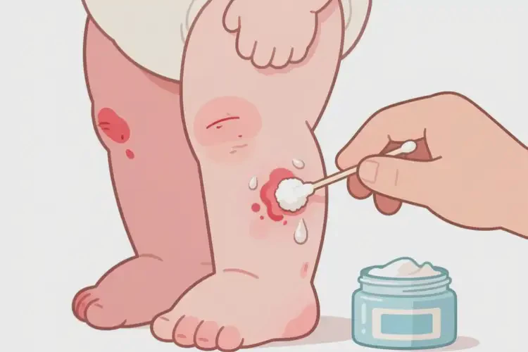 宝宝小腿有湿疹能靠自己自愈吗(图4)