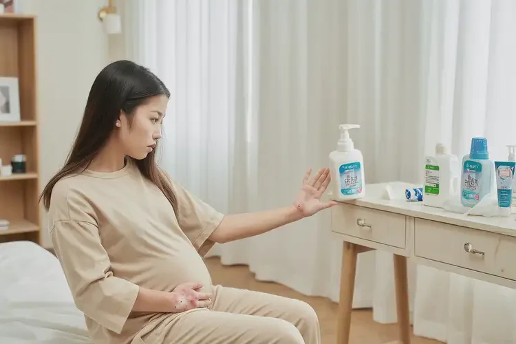 產(chǎn)婦身上經(jīng)常起濕疹不管它會(huì)自己好嗎(圖2)