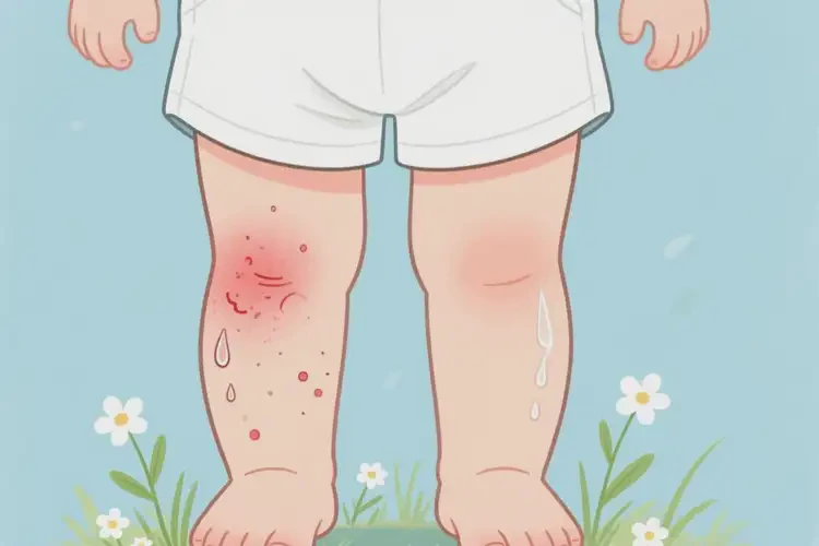 幼兒小腿出濕疹不管它會(huì)自己自愈嗎(圖3)