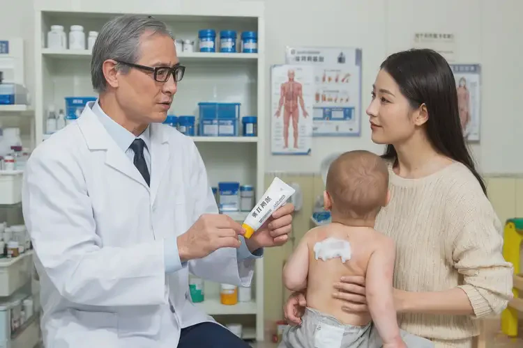 幼兒脖子上偶爾起濕疹不管它會(huì)自己痊愈嗎(圖1)