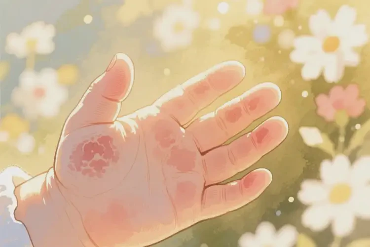 幼兒手上出濕疹能靠自己自愈嗎(圖1)