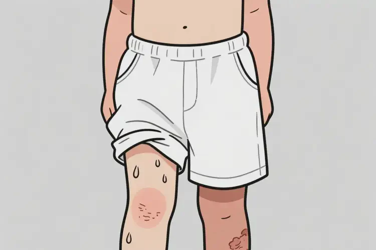 少兒大腿容易長濕疹不管它會自己痊愈嗎(圖1)