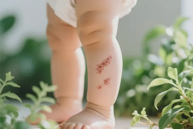 幼儿小腿上有湿疹能彻底自愈吗(图2)