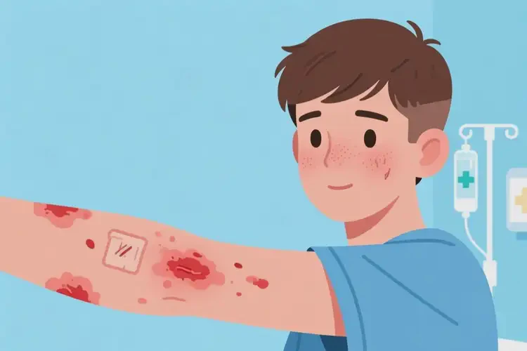 青少年手臂上經(jīng)常起濕疹不管它會(huì)自己自愈嗎(圖3)