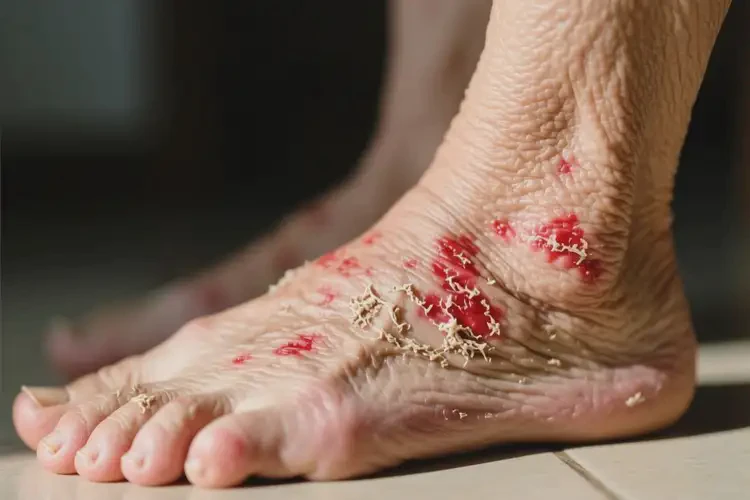 老年人脚上容易长湿疹不管它会自己痊愈吗(图4)