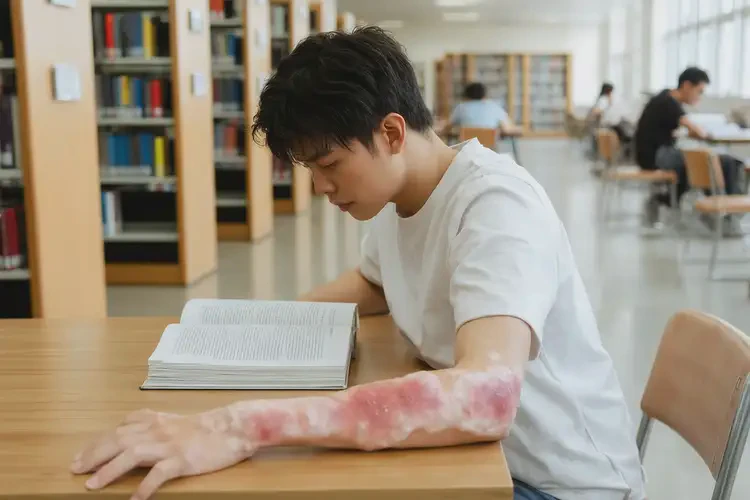 大學(xué)生四肢容易起濕疹能夠徹底治愈嗎(圖4)