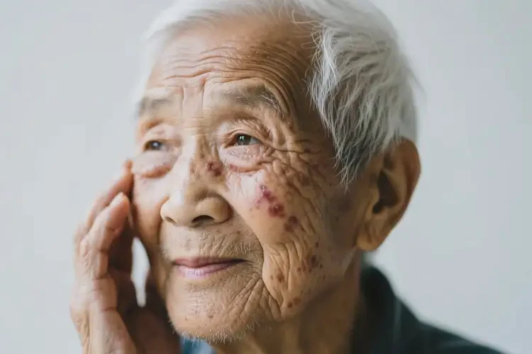 高齡老人臉上容易起濕疹不管它會(huì)自己痊愈嗎(圖4)