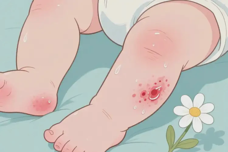 嬰幼兒小腿上有濕疹可以徹底自愈嗎(圖2)