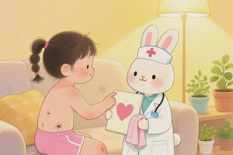 小学生屁股上容易长湿疹能够彻底治愈吗(图2)