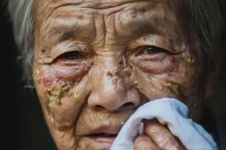 高齡老人臉上容易起濕疹可不可以徹底自愈(圖4)