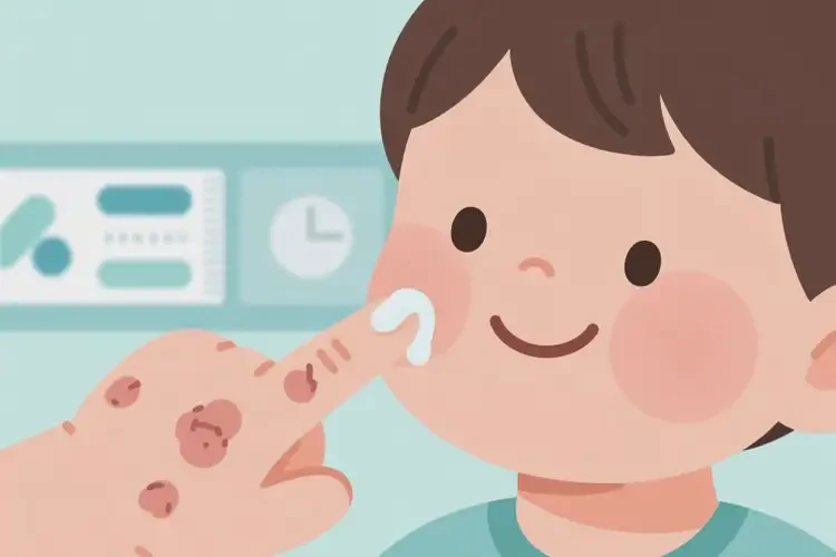 小兒手上出濕疹能夠徹底治愈嗎(圖4)