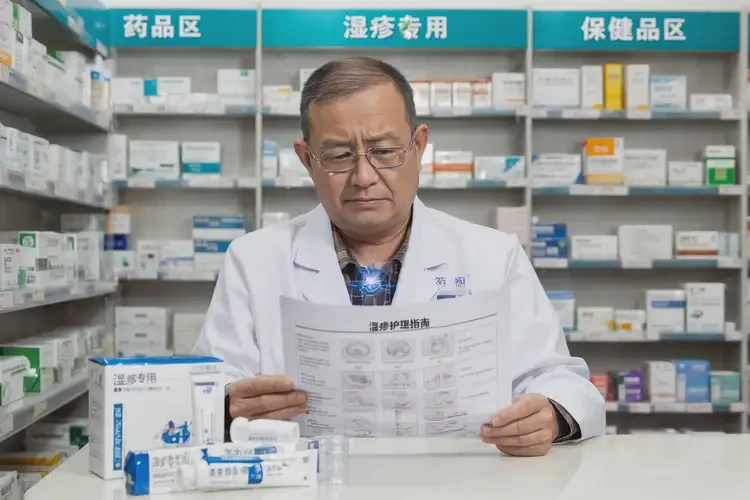 女人面部長濕疹不管它會自己自愈嗎(圖1)