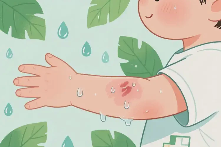 小孩手臂上容易長(zhǎng)濕疹能夠徹底治愈嗎(圖2)