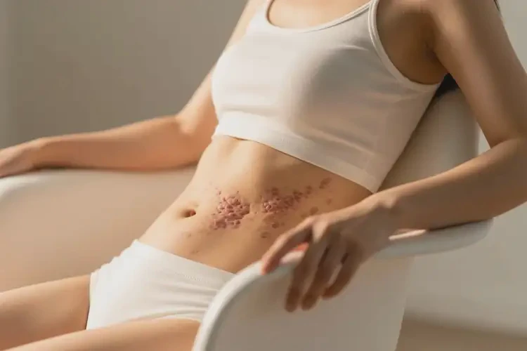 女人肚子上出現(xiàn)濕疹能夠徹底治愈嗎(圖3)