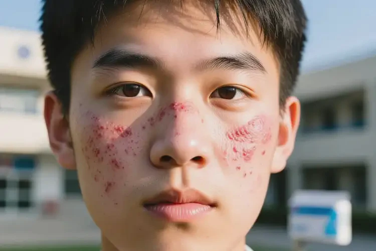 大學(xué)生面部長(zhǎng)濕疹能徹底自愈嗎(圖4)