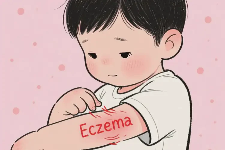 小學(xué)生手臂經(jīng)常起濕疹不管它會自己好嗎(圖1)