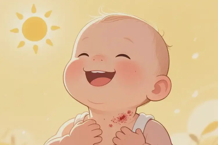 婴幼儿脖子经常起湿疹能够彻底治愈吗(图1)