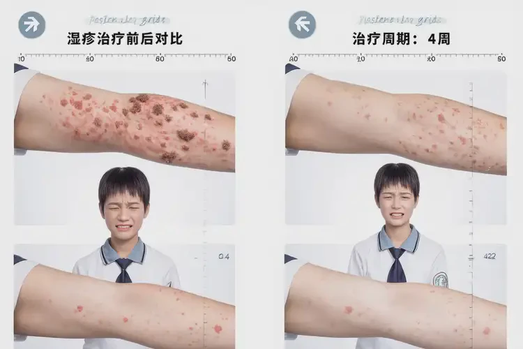 中學(xué)生全身出濕疹能夠徹底治愈嗎(圖4)