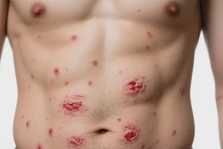 男人肚子上容易起濕疹能徹底自愈嗎(圖4)
