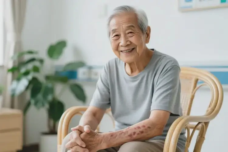 老年人手臂經(jīng)常起濕疹能徹底自愈嗎(圖2)