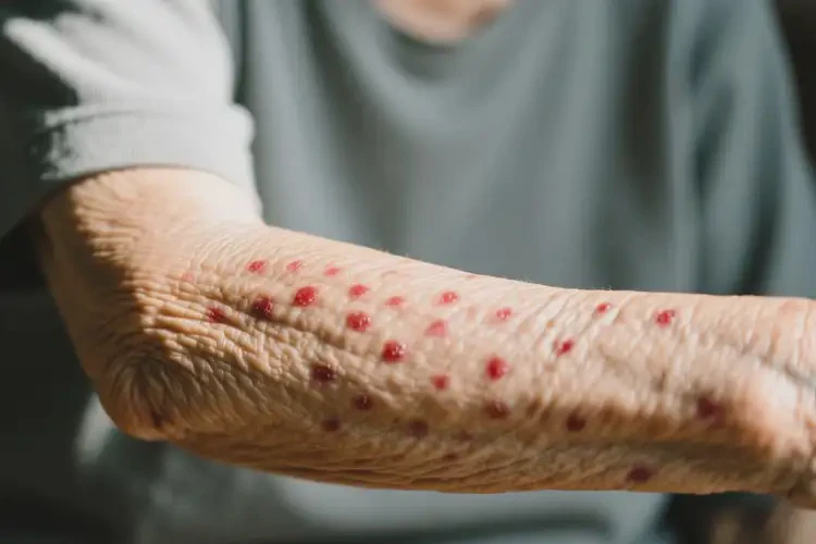 老年人手臂上偶爾起濕疹能夠徹底治愈嗎(圖4)