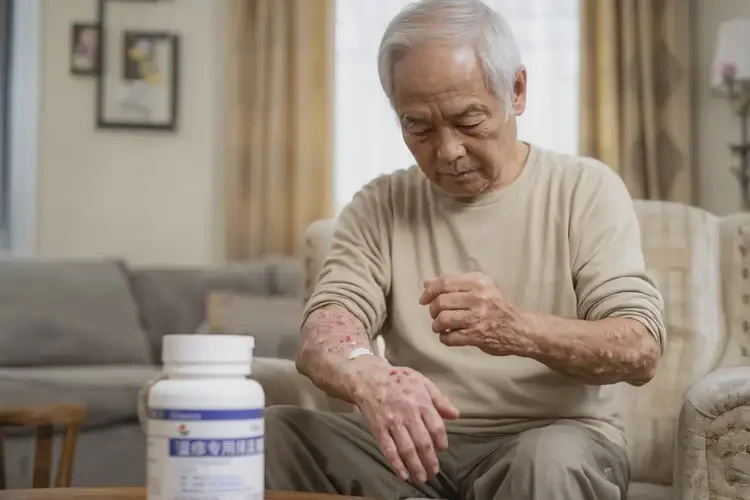 高齡老人四肢出現(xiàn)濕疹不管它會(huì)自己痊愈嗎(圖2)