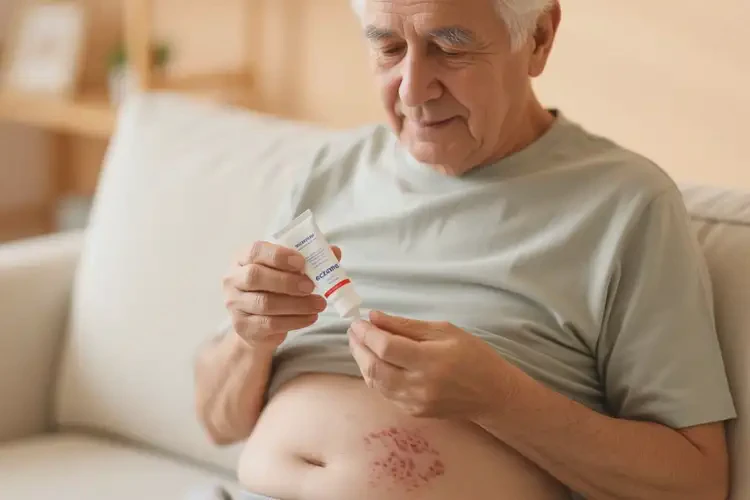 高齡老人肚子上有濕疹能徹底自愈嗎(圖3)