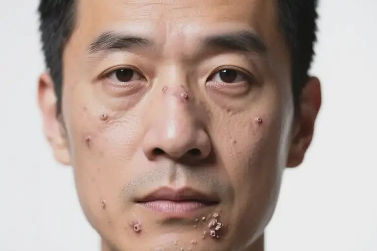 男人面部出現(xiàn)濕疹能徹底自愈嗎(圖2)