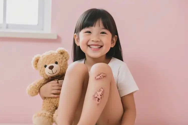 小學(xué)生大腿長濕疹可不可以徹底自愈(圖1)