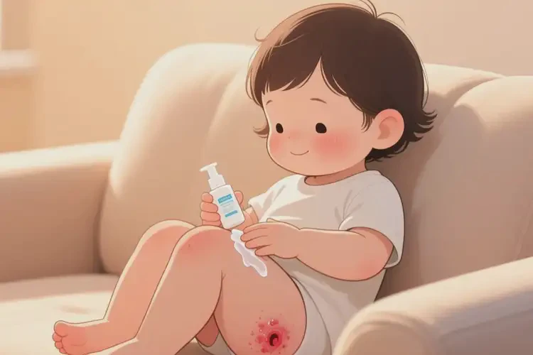 孩子肛周出現(xiàn)濕疹不管它會自己好嗎(圖1)