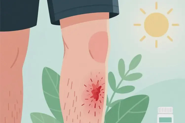 男生小腿出現(xiàn)濕疹可不可以徹底自愈(圖4)