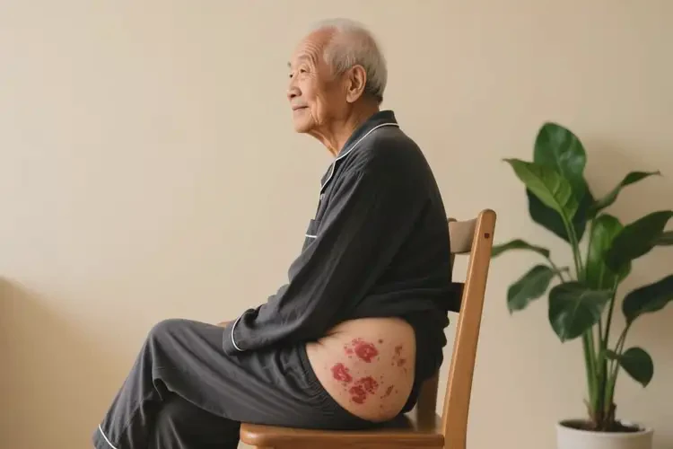 高齡老人屁股起濕疹不管它會自己自愈嗎(圖4)